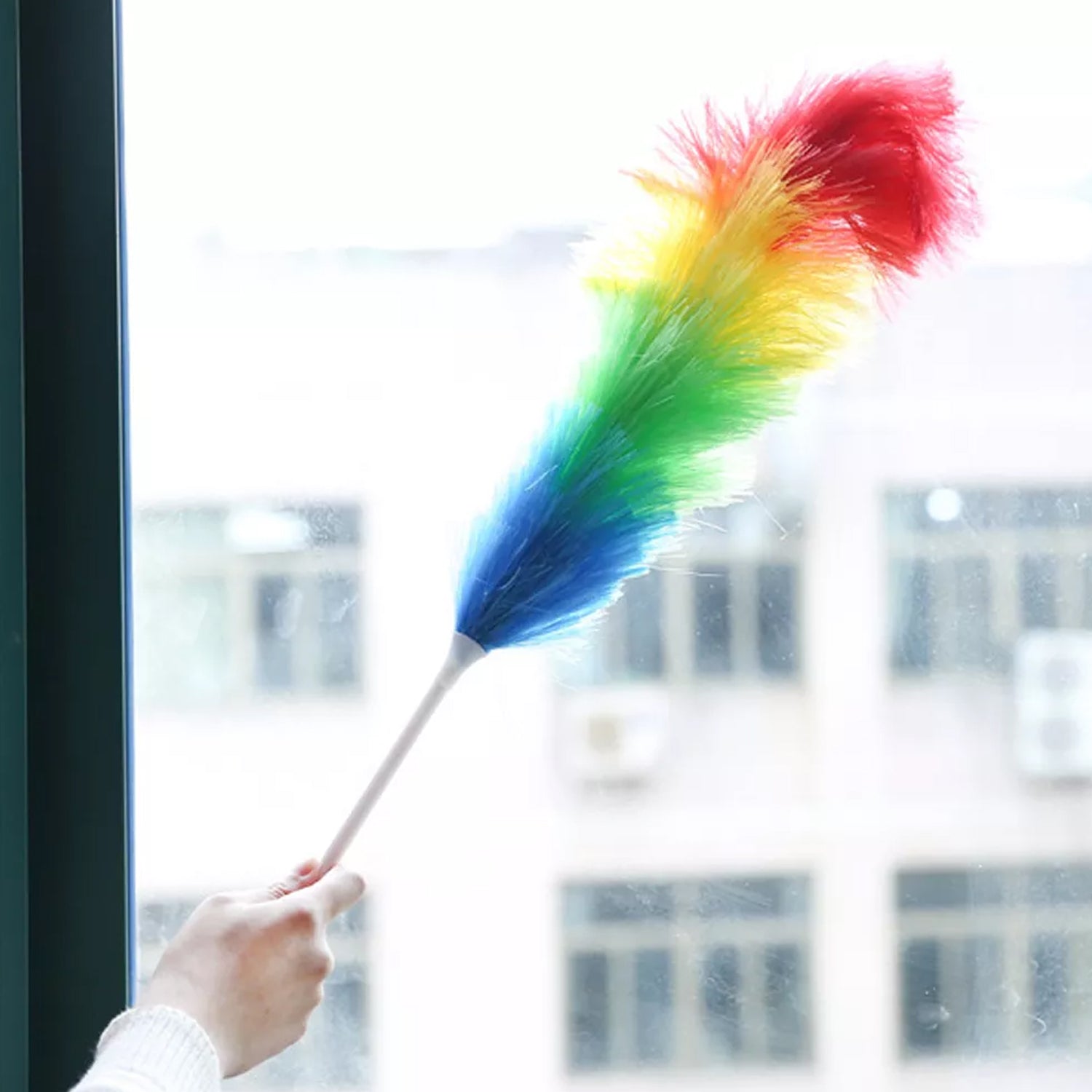 6321 Colorful Feather Duster | Microfiber Duster for Cleaning | Dusting Stick | Dusting Brush DeoDap 6321 Colorful Feather Duster | Microfiber Duster for Cleaning | Dusting Stick | Dusting Brush DeoDap